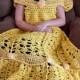 Princess Dress Blanket, Yellow, crochet pattern, Digital Download, PDF only, toddler child adult sizes