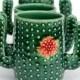 Cactus Mug - Succulent Cup - Coffee Tea Cup - Handmade Ceramic Pottery - MADE TO ORDER