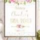 Peonies Bridal Shower Printable Welcome Sign Bridal Shower decor Instant Download Bridal Shower banner Welcome Sign Shower Blush Pink idbs11 - $10.00 USD