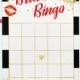 Bingo Game Download Bridal Bingo Red Gold Foil Confetti Bridal Shower Bingo Printable Bridal Shower Bingo Game Instant Download idkbg5 - $5.50 USD