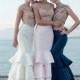 Stunning Tulle & Satin Bateau Neckline Mermaid Evening Dresses With Beads & Rhinestones - overpinks.com