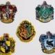 Harry Potter Set of 5 Hogwarts Houses patches - iron-on 3 inch patches
