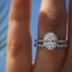 Tacori Dantela 2620OVMDP Diamond Halo Engagement Ring Setting
