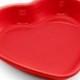 Fiesta Scarlet Medium Heart Bowl