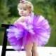 Colorful Ball Gown Short Tulle With Ruffles Flower Girl Dress - Compelling Wedding Dresses