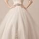 Off Shoulder Ball Gown Wedding Dress Debutante Ball Gown With Sleeves