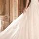 [191.99] Elegant Tulle & Organza Sweetheart Neckline Natural Waistline Ball Gown Wedding Dress With Beaded Lace Appliques #blowout - Dressilyme.com