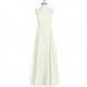 Frost Azazie Melinda - Halter Strap Detail Floor Length Chiffon Dress - Charming Bridesmaids Store