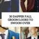 30 Dapper Fall Groom Looks To Swoon Over - Weddingomania