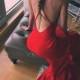 Backless Prom Dress,Red Prom Dress