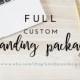 Branding Package - full custom branding kit, logo design, facebook banner, twitter banner, business card 