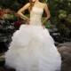 Charming Organza Ball Gown Floor-length Sleeveless Strapless Dress In Canada Prom Dress Prices - dressosity.com