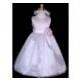 Pink Satin Organza Party Dress Style: D580 - Charming Wedding Party Dresses