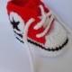 Crochet Converse All Star, Crochet Baby Shoes, all star baby, Sneakers Baby, sports shoes, crochet baby boots, Sneakers baby,