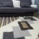 Modern Wool Rug,Livingroom Rugs,Decor for Floor,Strips Area Rug,Handwoven Large Rug,Carpet Rug,Bedroom Rug,Bedside Rug,Geometric Prints Rug