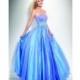 Apparent Strapless Band Beads Working Paillette Organza Satin Floor Length Prom Dress In Canada Prom Dress Prices - dressosity.com