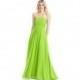 Lime_green Azazie Felicity - Back Zip Chiffon Sweetheart Floor Length Dress - Cheap Gorgeous Bridesmaids Store