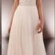 A-line Tulle Sweetheart Charming Beading Wedding Dress
