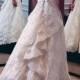 [149.99] Elegant Tulle & Satin Off-the-shoulder Neckline A-line Wedding Dresses With Lace Appliques - Tbdress.eu