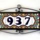 Modern numbers for home, Modern number sign, Glazed number sign, Numbers for home, Number sign, Rustic number plaque, Modern address sign
