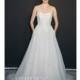 Heidi Elnora - Fall 2014 - Eloise Gatsby Strapless Silk Organza A-Line Wedding Dress with Sweetheart Neckline and Lace Overlay - Stunning Cheap Wedding Dresses