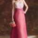 Elegant A-line Sweetheart Lace Sleeveless Floor-length Satin Dresses In Canada Prom Dress Prices - dressosity.com