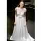 Mira Zwillinger F13 Dress 6 - White High-Neck Full Length Mira Zwillinger Fall 2013 A-Line - Nonmiss One Wedding Store