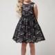 Black Lace Dress w/ Sash Style: D1227 - Charming Wedding Party Dresses