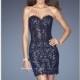 Sweetheart Lace Cocktail Dress by La Femme 20204 - Bonny Evening Dresses Online 
