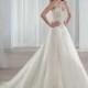 Fabulous Tulle Sweetheart Neckline A-line Wedding Dresses with Beaded Embroidery - overpinks.com