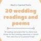 20 Wedding Readings And Poems