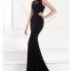 Floor Length High Neck Dress by Tarik Ediz - Brand Prom Dresses