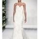 Dennis Basso - Fall 2015 - Style 14041 Strapless A-Line Wedding Dress with Beaded Details - Stunning Cheap Wedding Dresses