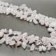 Natural Pink Quartz Multi Strand Crystal Jewelry Delicate Chunky Necklace Genuine Gemstone Rose Quartz Everyday Healing Beaded Boho Necklace