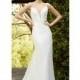 Val Stefani D8131 AVIVA Fall/Winter 2017 Wedding Gown Sleeveless Split Straps Fall Lace Wedding Gown - Branded Bridal Gowns