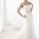 Modern Trumpet-Mermaid Straps Chapel Train Tulle Wedding Dress - Top Designer Wedding Online-Shop