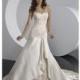 Gorgeous A-Line Sleeveless Chapel Train Lace Satin Wedding Dresses In Canada Wedding Dress Prices - dressosity.com