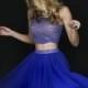 2017 Vintage High-neck A-line/Princess Mini/Short Homecoming Dress With Beading - dressosity.com