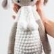 Lupo The Lamb, Crochet Toy, Crochet Stuffed Animal Toy,  Stuffed Lamb, Crochet Sheep, Organic Baby Toys, Birthday Baby Gift, Modern Toy