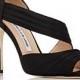 MANOLO BLAHNIK Treuil Asymmetric-Strap Sandals BLACK - $178.00 : Christian Louboutin Shoe Outlet,Jimmy Choo Shoe Outlet Sale Online,best Quality!