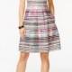 Nine West Striped Fit & Flare Dress - Dresses - Women - Macy's