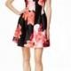 Calvin Klein Floral-Print A-Line Dress - Calvin Klein Dresses - Women - Macy's