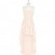 Pearl_pink Azazie Abbie - Chiffon Sweetheart Asymmetrical Back Zip Dress - Cheap Gorgeous Bridesmaids Store