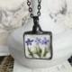 Forget Me Not Flower, Forget-Me-Not Pendant, Forget-Me-Not Necklace, Flower Jewellery, Blue flower Bridesmaid Gifts