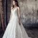 Eddy K. CT194 2018 Chapel Train Sweet Ivory Sweetheart Bridal Dress  - Top Design Dress Online Shop