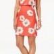 Ivanka Trump Sleeveless Floral-Print Popover Dress
