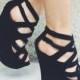 Angel Style (Suede Cut-Outs Wedge )