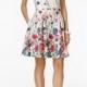Ivanka Trump Floral-Print Popover Fit & Flare Dress - Dresses - Women - Macy's