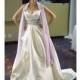 Simone Carvalli - Spring 2013 - Strapless Satin Ball Gown Wedding Dress with Beaded Belt - Stunning Cheap Wedding Dresses