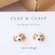 Custom Pet earrings - beautiful handmade polymer clay jewellery by Clay & Clasp